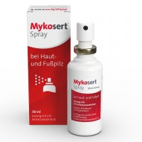 Спрей от грибка с сертаконазолом MYKOSERT Spray bei Haut- und Fußpilz 30 мл Dr. Pfleger Спрей от грибка с сертаконазолом MYKOSERT Spray bei Haut- und Fußpilz 30 мл Dr. Pfleger
